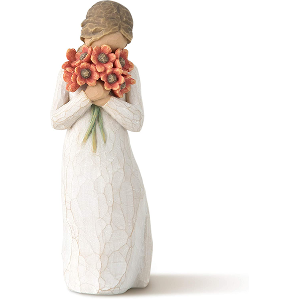 Surrounded by Love, Sculpted Hand-Painted Figure