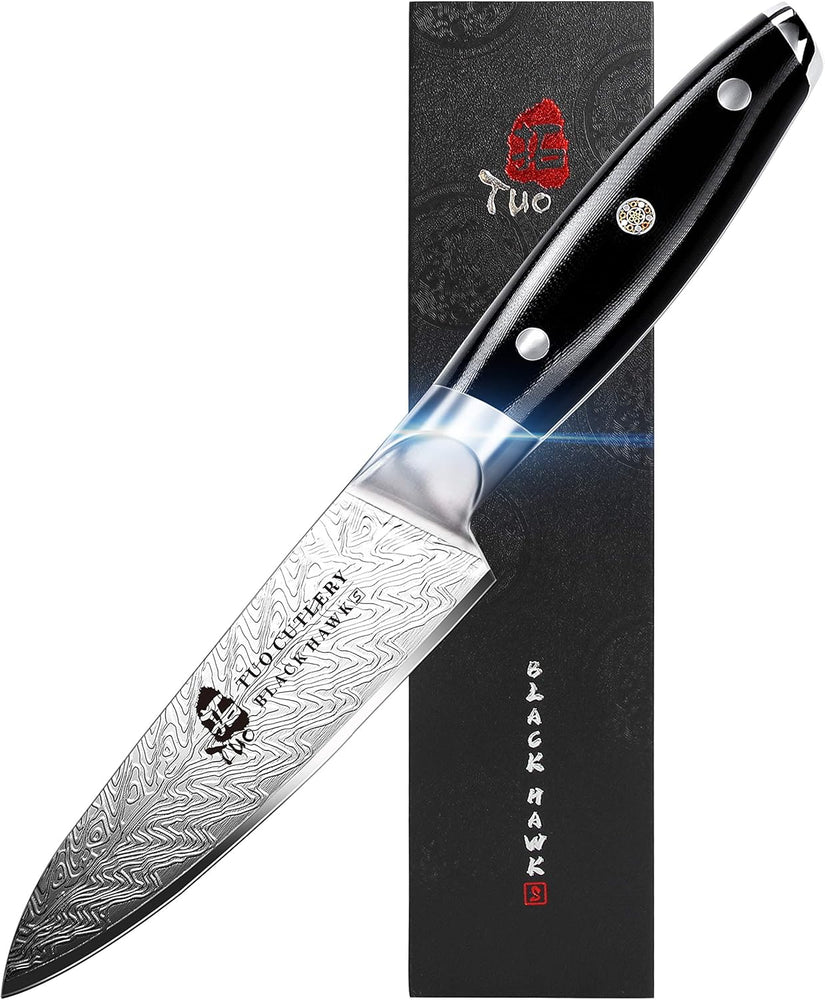 TUO Cutlery - Black Hawk - 3.5 inch Peeling Knife