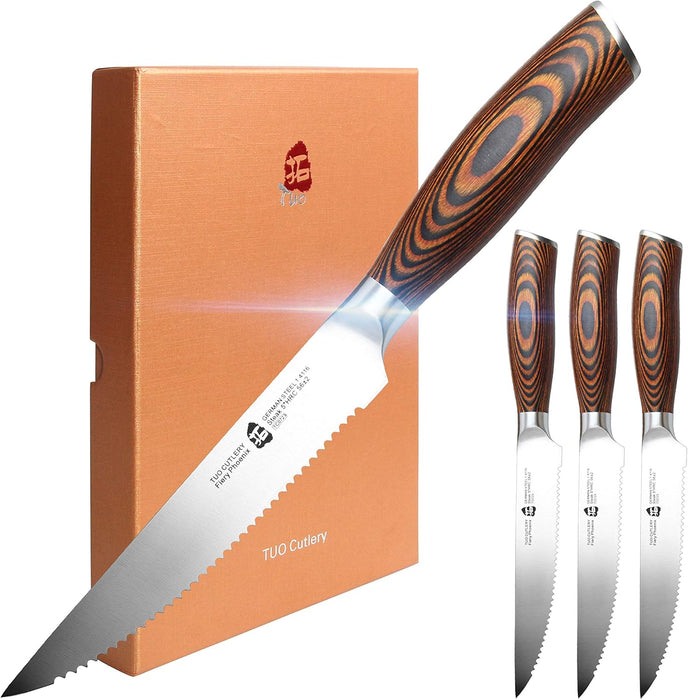 TUO Steak Knife Set of 4