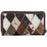 Diamond Cowhide Bifold Wallet